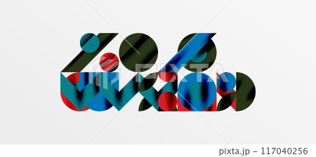 Geometric neo patterns. Abstract background for covers, banners, flyers and posters and other templates 117040256