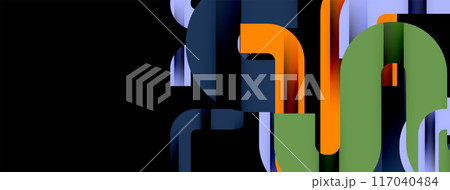 Dynamic waves, flowing lines, stripes vector geometric elements minimal pattern. Vector Illustration For Wallpaper, Banner, Background, Card, Book Illustration, landing page Dynamic waves, flowing lines, stripes vector geometric elements minimal pattern. Vector Illustration For Wallpaper, Banner, Background, Card, Book Illustration, landing page 117040484