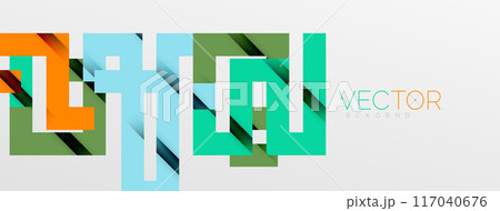 Color bend lines with shadow texture effect. Vector Illustration For Wallpaper, Banner, Background, Card, Book Illustration, landing page Color bend lines with shadow texture effect. Vector Illustration For Wallpaper, Banner, Background, Card, Book Illustration, landing page 117040676