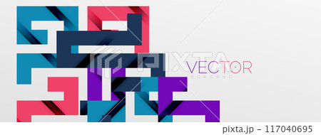 Color bend lines with shadow texture effect. Vector Illustration For Wallpaper, Banner, Background, Card, Book Illustration, landing page Color bend lines with shadow texture effect. Vector Illustration For Wallpaper, Banner, Background, Card, Book Illustration, landing page 117040695