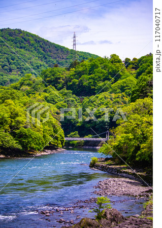 【京都風景】宇治川の静かなひととき（宇治橋から白虹橋まで） 117040717