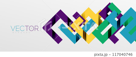 Color bend lines with shadow texture effect. Vector Illustration For Wallpaper, Banner, Background, Card, Book Illustration, landing page Color bend lines with shadow texture effect. Vector Illustration For Wallpaper, Banner, Background, Card, Book Illustration, landing page 117040746