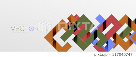 Color bend lines with shadow texture effect. Vector Illustration For Wallpaper, Banner, Background, Card, Book Illustration, landing page Color bend lines with shadow texture effect. Vector Illustration For Wallpaper, Banner, Background, Card, Book Illustration, landing page 117040747