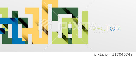 Color bend lines with shadow texture effect. Vector Illustration For Wallpaper, Banner, Background, Card, Book Illustration, landing page Color bend lines with shadow texture effect. Vector Illustration For Wallpaper, Banner, Background, Card, Book Illustration, landing page 117040748