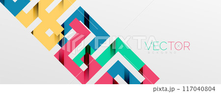Color bend lines with shadow texture effect. Vector Illustration For Wallpaper, Banner, Background, Card, Book Illustration, landing page Color bend lines with shadow texture effect. Vector Illustration For Wallpaper, Banner, Background, Card, Book Illustration, landing page 117040804