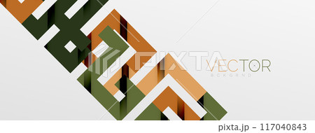 Color bend lines with shadow texture effect. Vector Illustration For Wallpaper, Banner, Background, Card, Book Illustration, landing page 117040843