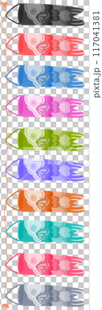 Japanese Koinobori carp streamer  117041381