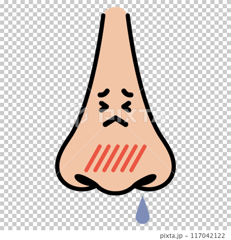 Runny nose character 117042122