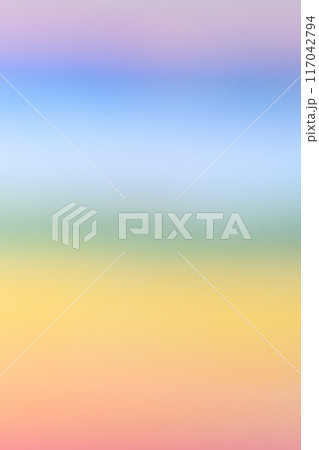 和紙による虹イメージ【背景素材】 和紙による虹イメージ【背景素材】 117042794