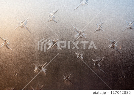 型板ガラス　夜空　昭和　レトロ 117042886