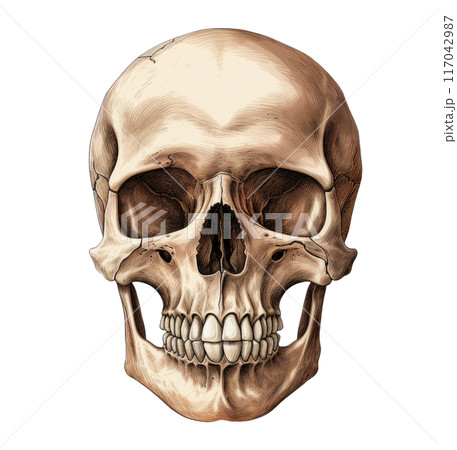 Skull Illustration 117042987
