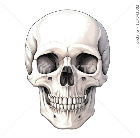Skull Illustration 117043002