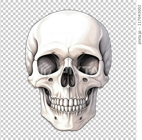 Skull Illustration 117043002