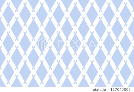 Seamless Geometric Light Blue Diamonds Pattern. 117043003