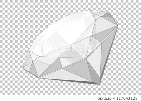 宝石風のキラキラしたイラスト 117043128