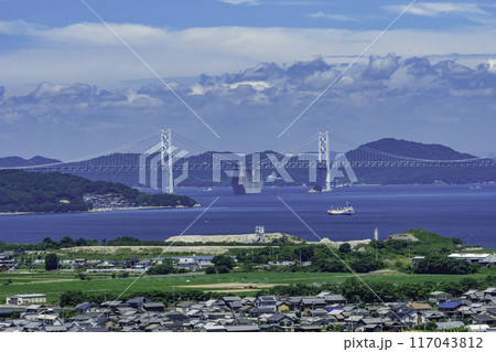 瀬戸大橋 アンカレイジ 香川県坂出市 瀬戸大橋 アンカレイジ 香川県坂出市 117043812