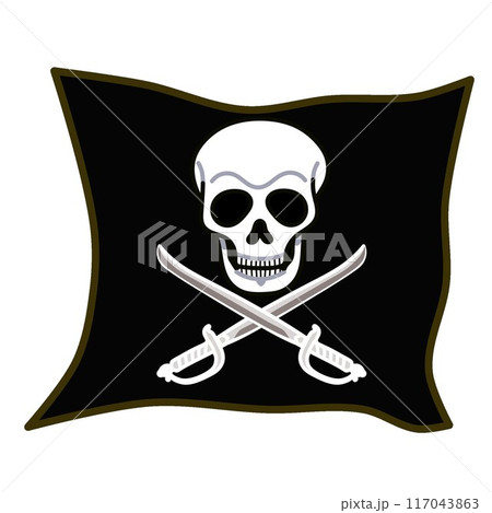 海賊旗のイラスト 117043863