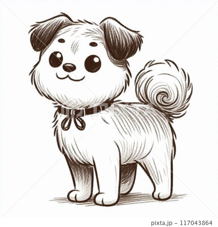 可愛い子犬 117043864