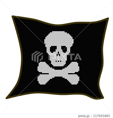 海賊旗のイラスト 117043865