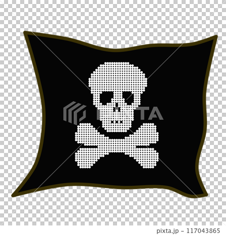 海賊旗のイラスト 117043865