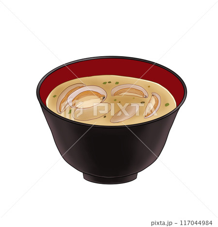 味噌汁　あさり 117044984