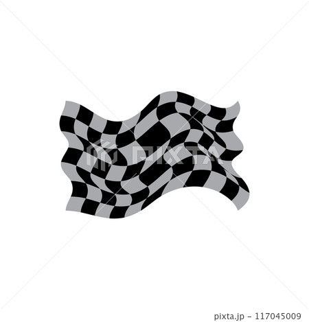 racing flag logo 117045009