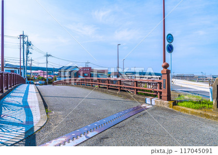 日本の寒川都市景観 寒川神社から宮山駅までの帰路道順写真Pの7-a＝令和6年7月21日 117045091