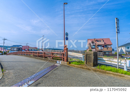 日本の寒川都市景観 寒川神社から宮山駅までの帰路道順写真Pの7-b＝令和6年7月21日 117045092