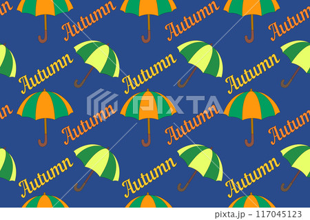 Colorful Autumn Umbrella Pattern Colorful Autumn Umbrella Pattern 117045123