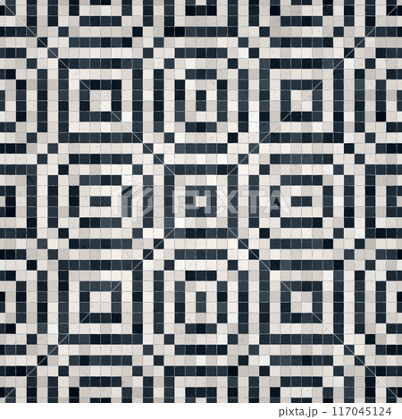 Mosaic tiles vector background 195 117045124