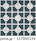 Mosaic tiles vector background 200 117045134