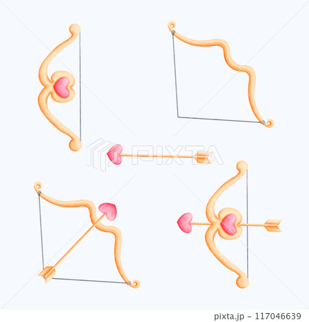 "Handpainted Watercolor Arrow Illustration " "Handpainted Watercolor Arrow Illustration " 117046639