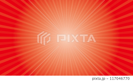 集中線 赤 グラデーション 背景 集中線 赤 グラデーション 背景 117046770