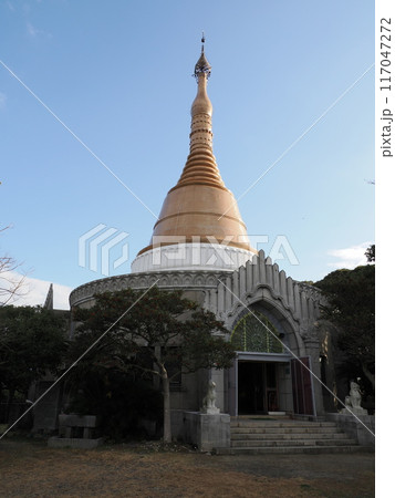和布刈公園の南側にある仏教寺院 世界平和パゴダ 福岡県北九州市門司区門司 和布刈公園の南側にある仏教寺院 世界平和パゴダ 福岡県北九州市門司区門司 117047272