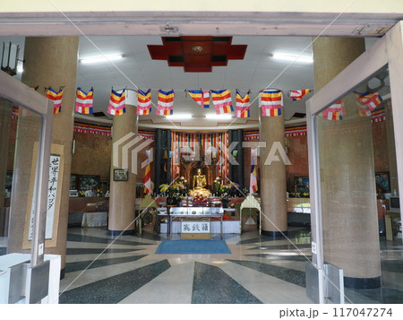 和布刈公園の南側にある仏教寺院　世界平和パゴダ　福岡県北九州市門司区門司 117047274