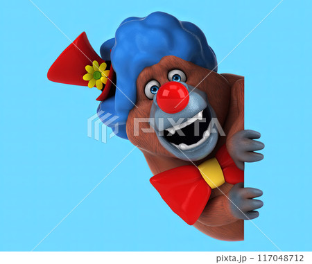 Fun 3D cartoon character Fun 3D cartoon character 117048712