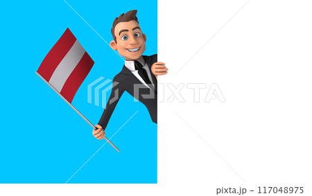 Fun 3D cartoon character Fun 3D cartoon character 117048975