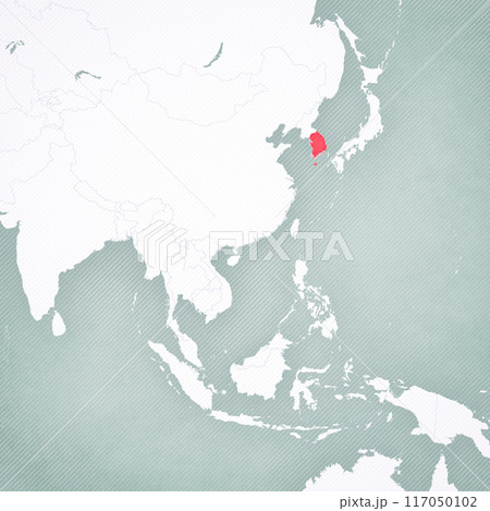 Map of East Asia - South Korea Map of East Asia - South Korea 117050102