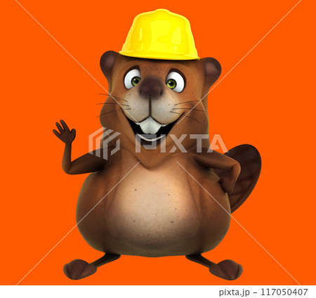 Fun 3D cartoon character Fun 3D cartoon character 117050407