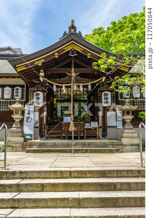 大阪市天王寺区東高津町　東高津宮（仁徳天皇の皇居）　拝殿 117050844
