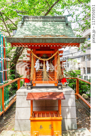 大阪市天王寺区東高津町　東高津宮　摂末社　磐船稲荷神社 117050851