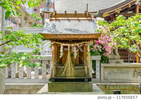 大阪市天王寺区東高津町　東高津宮　摂末社　王仁神社 117050857