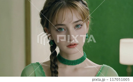 クールな女性 117051005