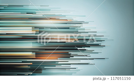 Matrix communication graphics Abstract digital stream with bright geometry. 117051150