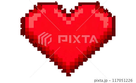 red heart pixel meme of love Pixel heart love icon red heart pixel meme of love Pixel heart love icon 117051226