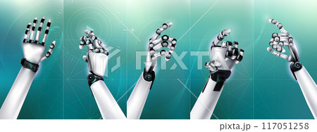 Analysis of artificial intelligence data in virtual space against the background 117051258