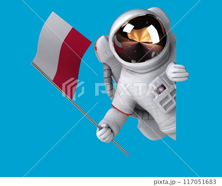 Fun 3D cartoon  character 117051683