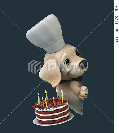 Fun 3d cartoon character 117051976