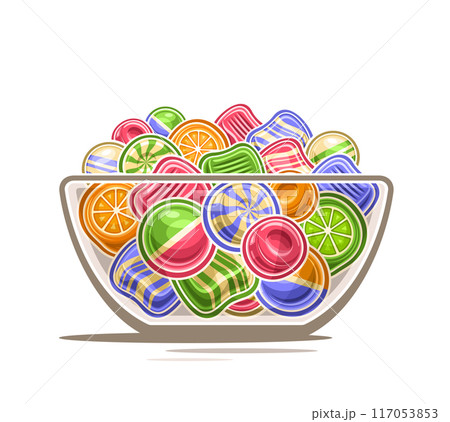 Vector Candy Bowl 117053853