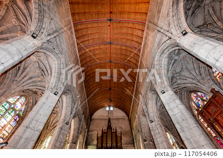 Church Saint-Foy of Conches-en-Ouche, normandy, France Church Saint-Foy of Conches-en-Ouche, normandy, France 117054406